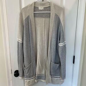 Caslon grey and oatmeal cardigan